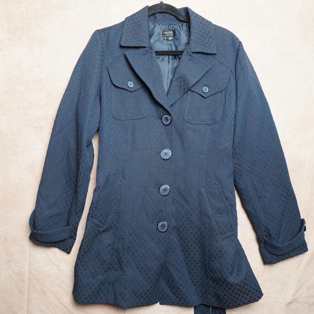 Nicole by Nicole Miller Textured Jacket Size 16 Y2K